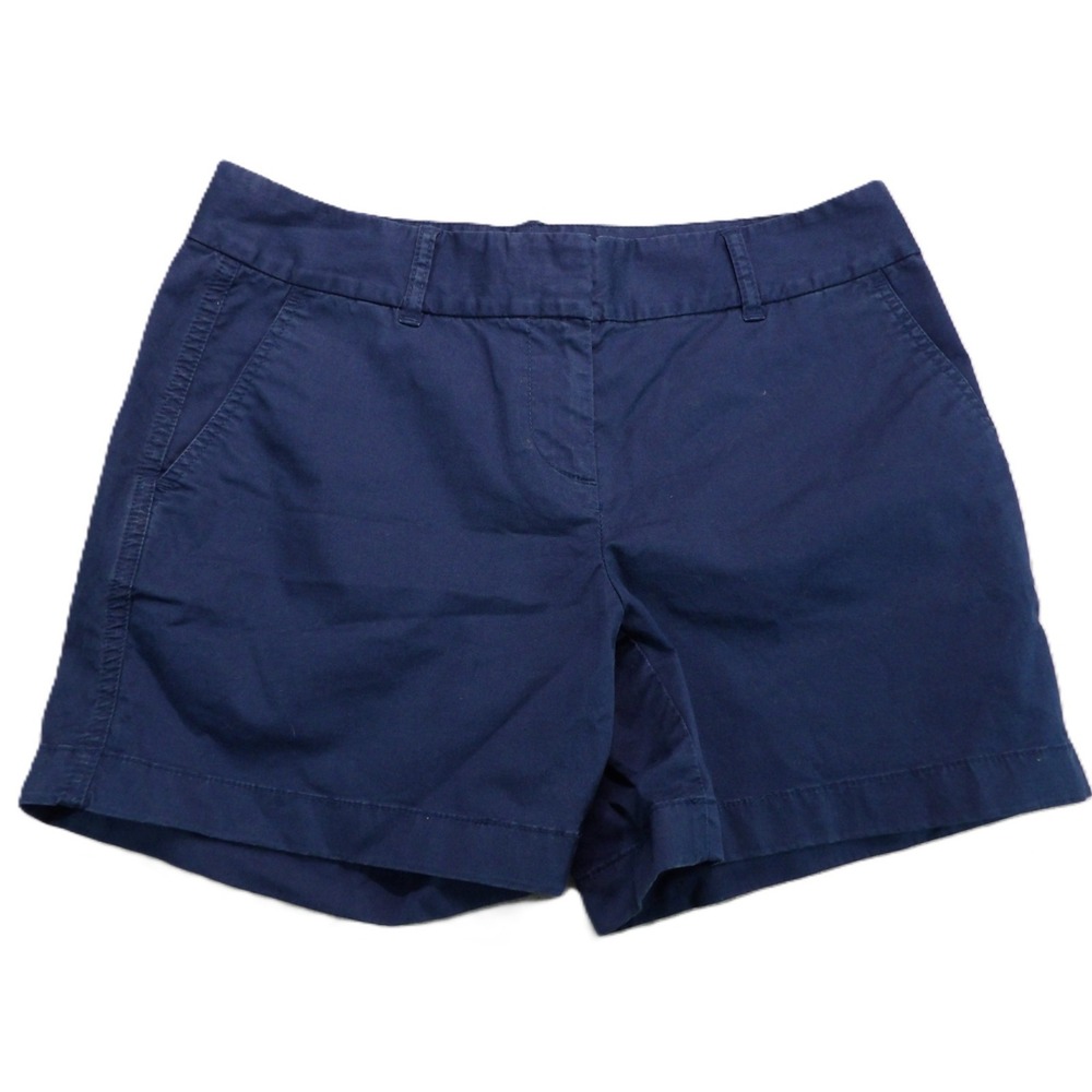 Vineyard Vines Everyday Chino Shorts Cotton Blend 4 Navy Blue Summer Golf Women